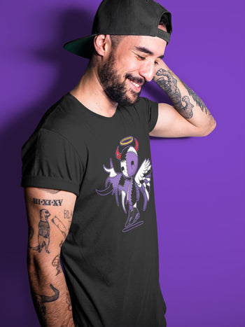 Jordan 13 Court Purple Sneaker Match Tees Devil Angel Sneaker Tees Jordan 13 Court Purple Sneaker Release Tees Unisex Shirts