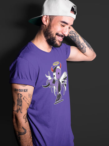 Jordan 13 Court Purple Sneaker Match Tees Devil Angel Sneaker Tees Jordan 13 Court Purple Sneaker Release Tees Unisex Shirts