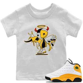 Jordan 13 Del Sol Sneaker Match Tees Devil Angel Sneaker Tees Jordan 13 Del Sol Sneaker Release Tees Kids Shirts