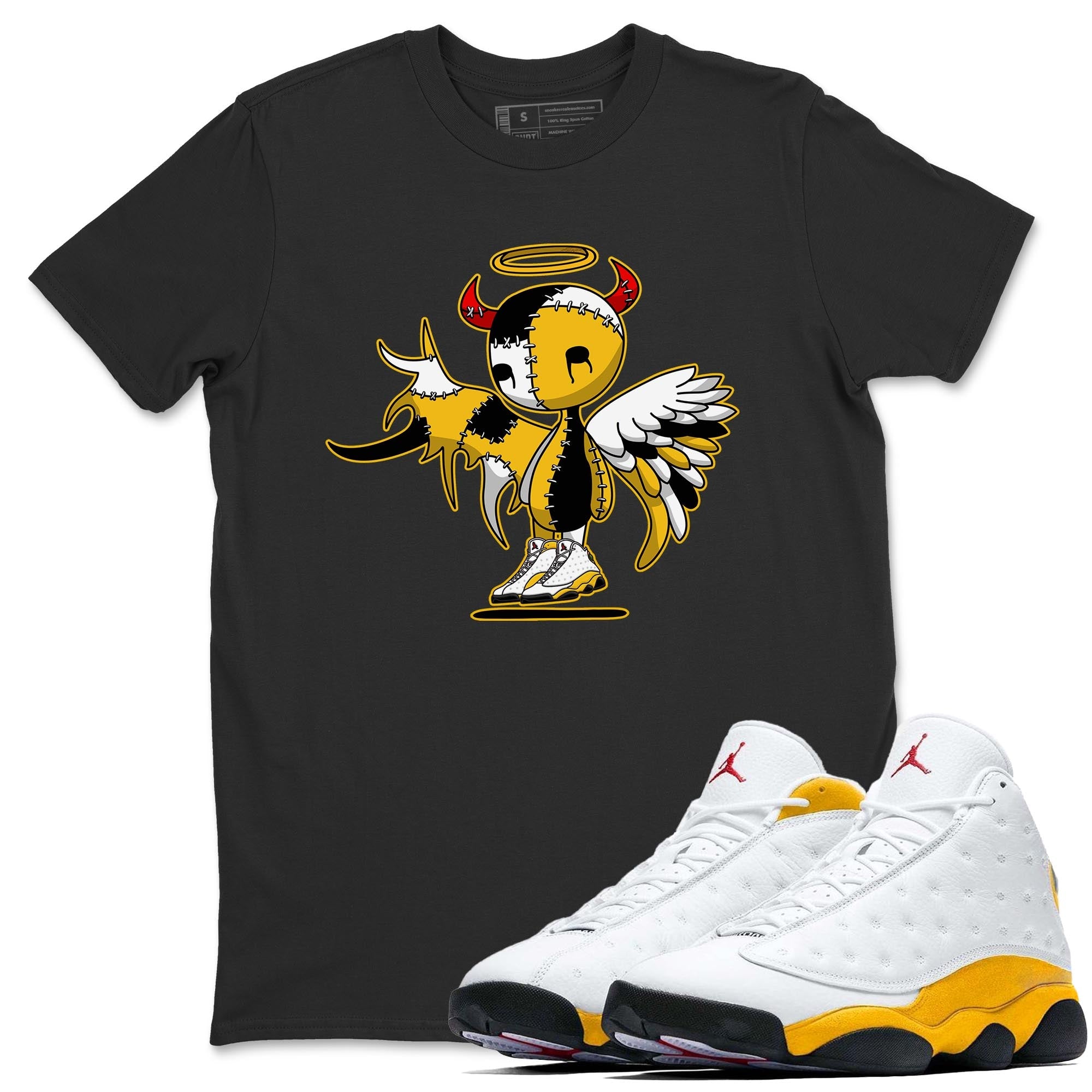 Jordan 13 Del Sol Sneaker Match Tees Devil Angel Sneaker Tees Jordan 13 Del Sol Sneaker Release Tees Unisex Shirts