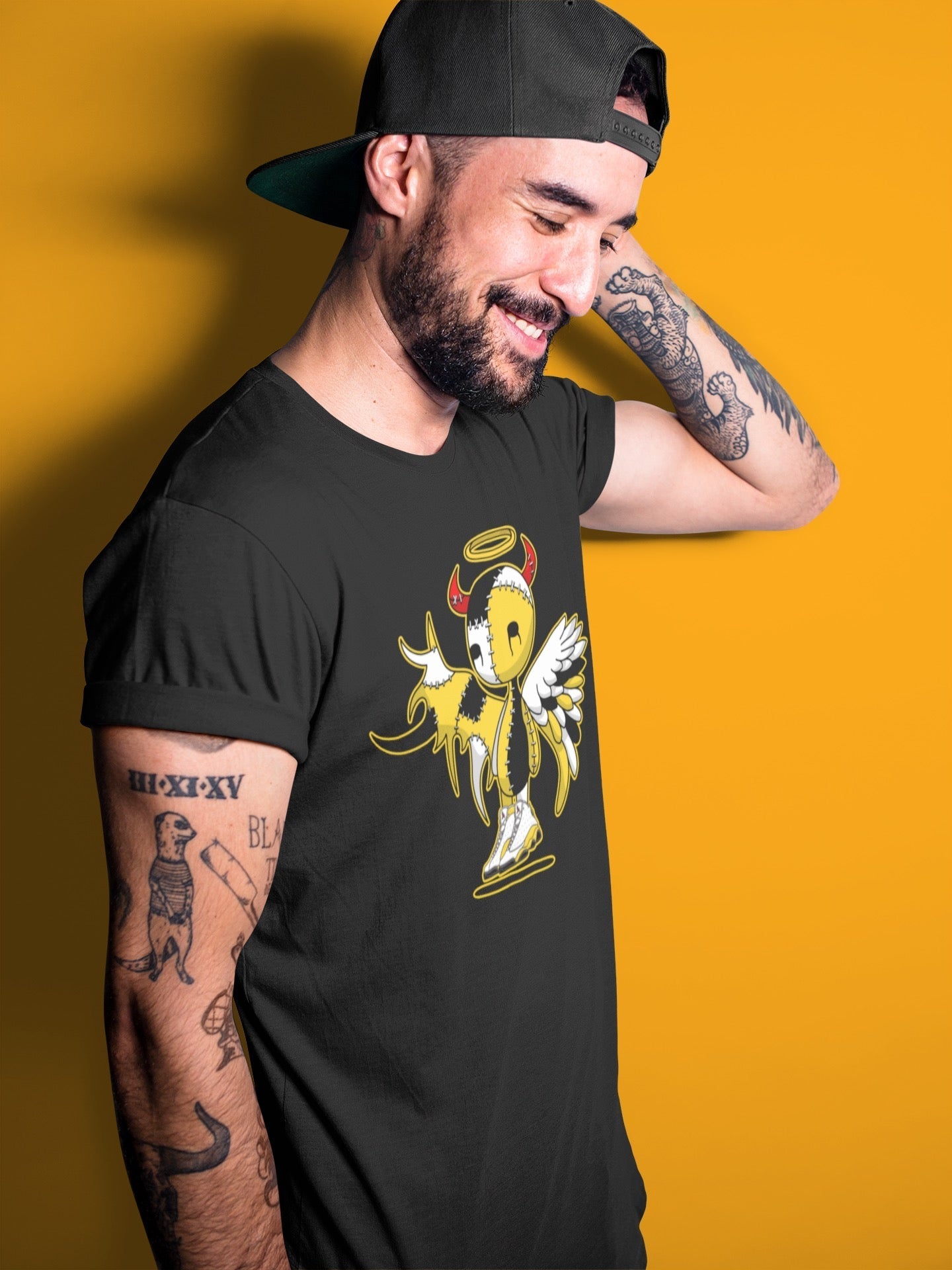 Jordan 13 Del Sol Sneaker Match Tees Devil Angel Sneaker Tees Jordan 13 Del Sol Sneaker Release Tees Unisex Shirts