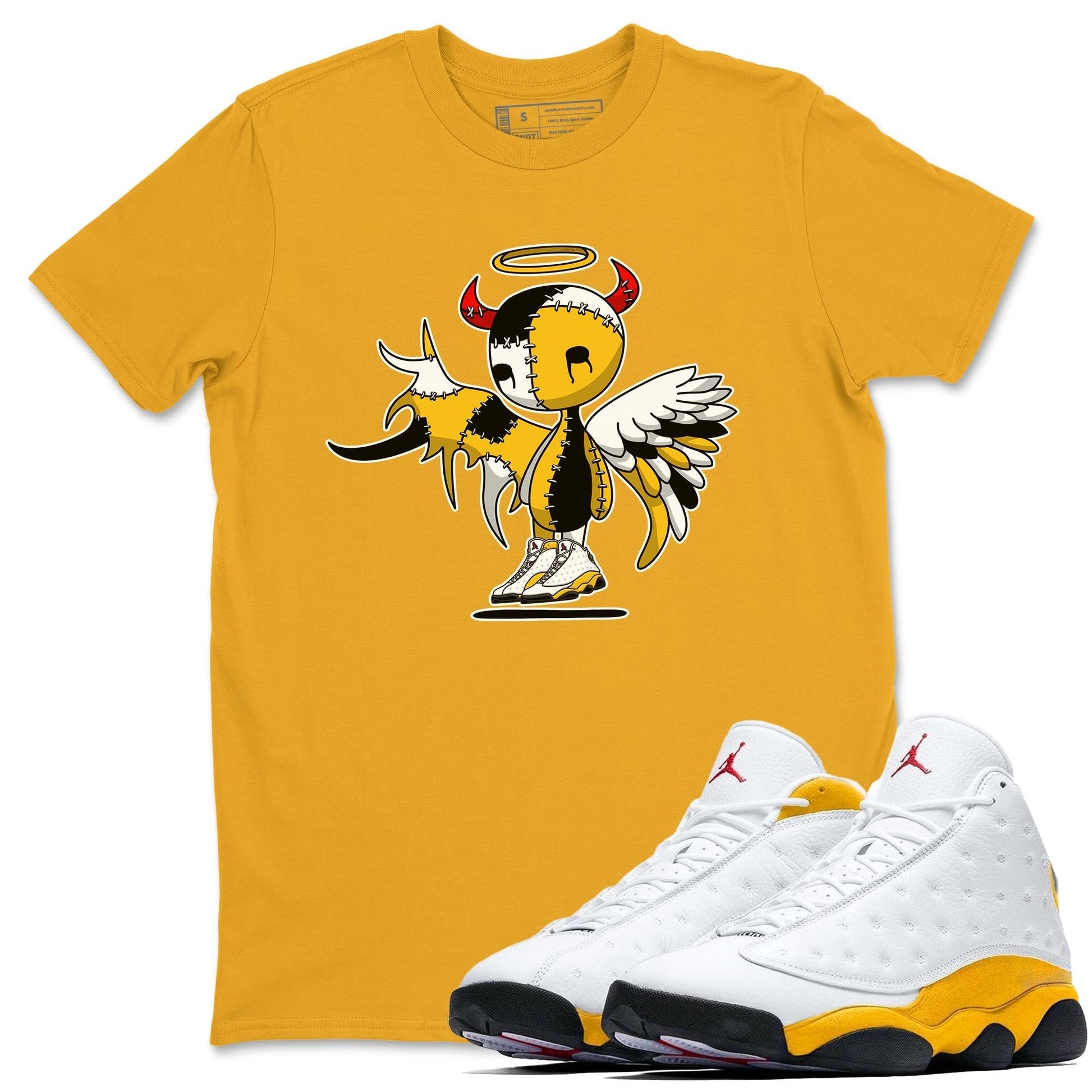 Jordan 13 Del Sol Sneaker Match Tees Devil Angel Sneaker Tees Jordan 13 Del Sol Sneaker Release Tees Unisex Shirts