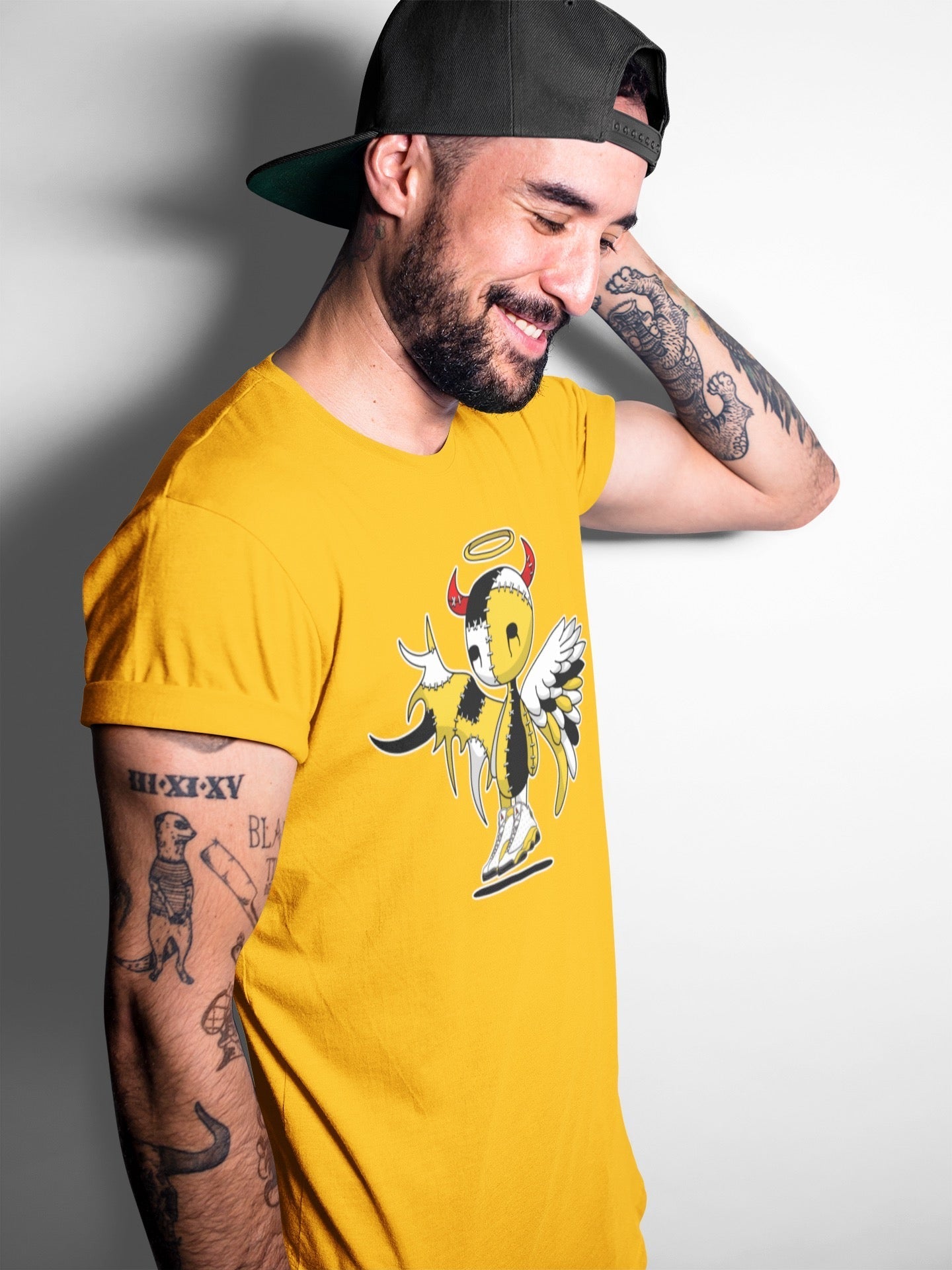 Jordan 13 Del Sol Sneaker Match Tees Devil Angel Sneaker Tees Jordan 13 Del Sol Sneaker Release Tees Unisex Shirts