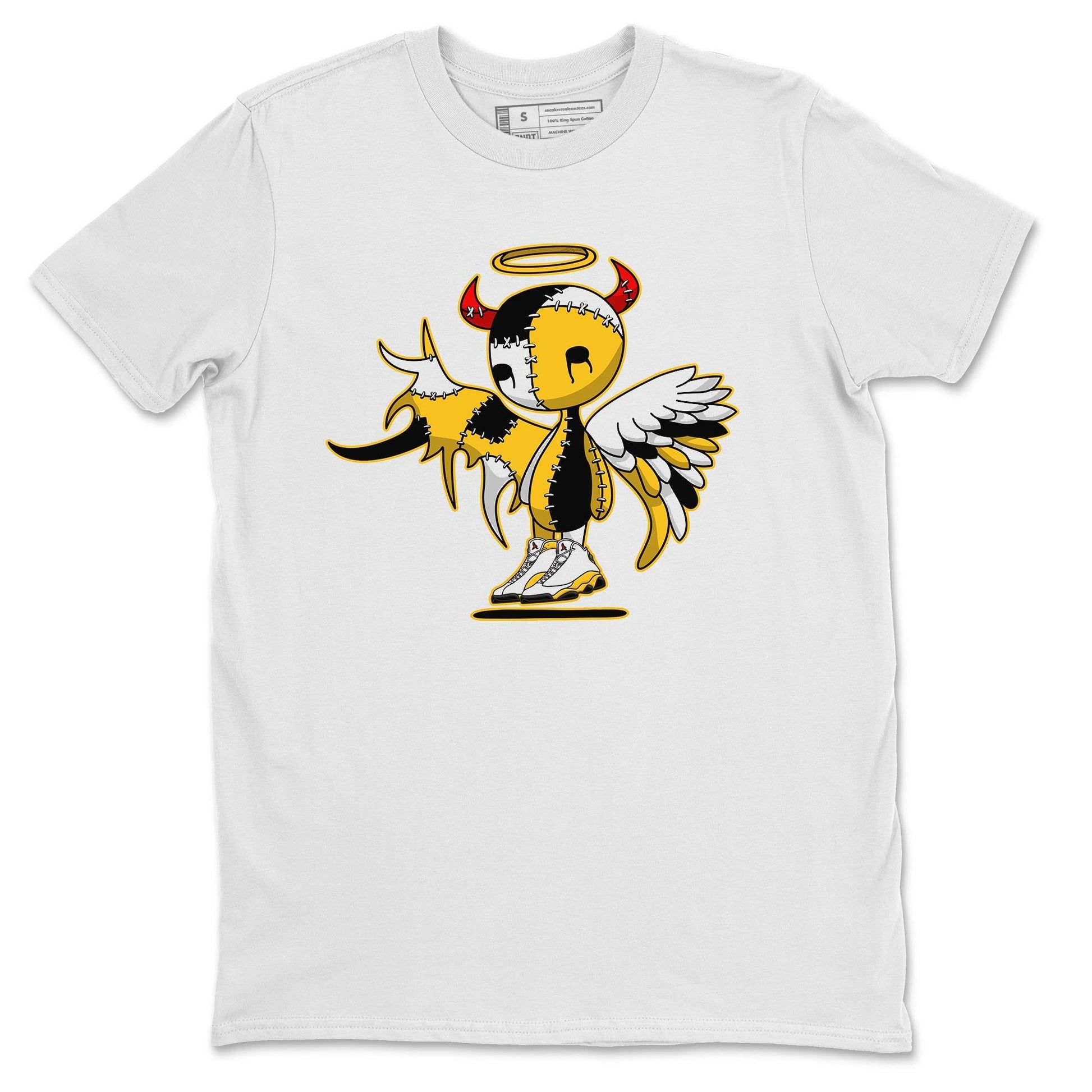 Jordan 13 Del Sol Sneaker Match Tees Devil Angel Sneaker Tees Jordan 13 Del Sol Sneaker Release Tees Unisex Shirts