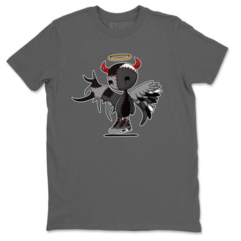 Jordan 4 Infrared Sneaker Match Tees Devil Angel Sneaker Tees Jordan 4 Infrared Sneaker Release Tees Unisex Shirts