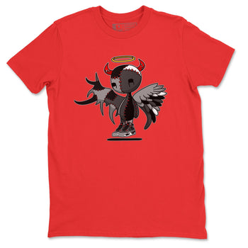 Jordan 4 Infrared Sneaker Match Tees Devil Angel Sneaker Tees Jordan 4 Infrared Sneaker Release Tees Unisex Shirts