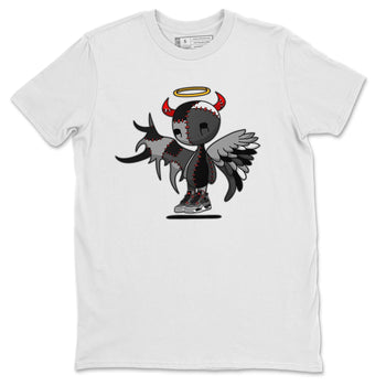 Jordan 4 Infrared Sneaker Match Tees Devil Angel Sneaker Tees Jordan 4 Infrared Sneaker Release Tees Unisex Shirts