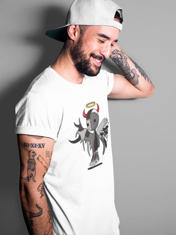 Jordan 4 Infrared Sneaker Match Tees Devil Angel Sneaker Tees Jordan 4 Infrared Sneaker Release Tees Unisex Shirts