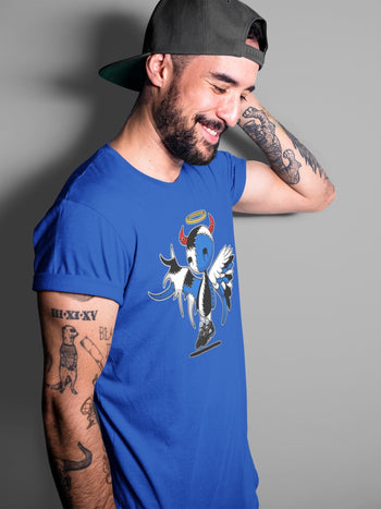 Jordan 5 Racer Blue Sneaker Match Tees Devil Angel Sneaker Tees Jordan 5 Racer Blue Sneaker Release Tees Unisex Shirts