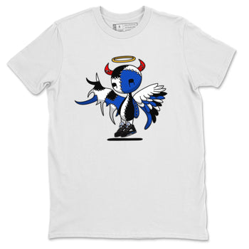 Jordan 5 Racer Blue Sneaker Match Tees Devil Angel Sneaker Tees Jordan 5 Racer Blue Sneaker Release Tees Unisex Shirts