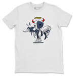 Jordan 6 Midnight Navy Sneaker Match Tees Devil Angel Sneaker Tees Jordan 6 Midnight Navy Sneaker Release Tees Unisex Shirts