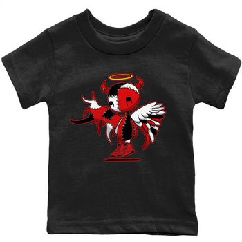 Jordan 9 Chile Red Sneaker Match Tees Devil Angel Sneaker Tees Jordan 9 Chile Red Sneaker Release Tees Kids Shirts