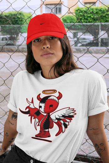Jordan 9 Chile Red Sneaker Match Tees Devil Angel Sneaker Tees Jordan 9 Chile Red Sneaker Release Tees Unisex Shirts
