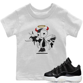 Jordan 11 72-10 Sneaker Match Tees Devil Angel Sneaker Tees Jordan 11 72-10 Sneaker Release Tees Kids Shirts