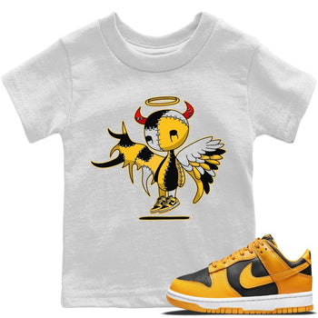 Dunk Championship Goldenrod Sneaker Match Tees Devil Angel Sneaker Tees Dunk Championship Goldenrod Sneaker Release Tees Kids Shirts