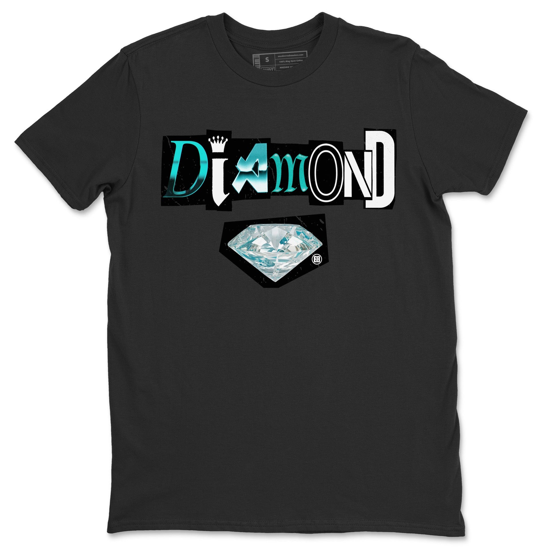 Air Force 1 Tiffany Sneaker Match Tees Diamond Letter Sneaker Tees Air Force 1 Low x Tiffany Sneaker Release Tees Unisex Shirts Black 2