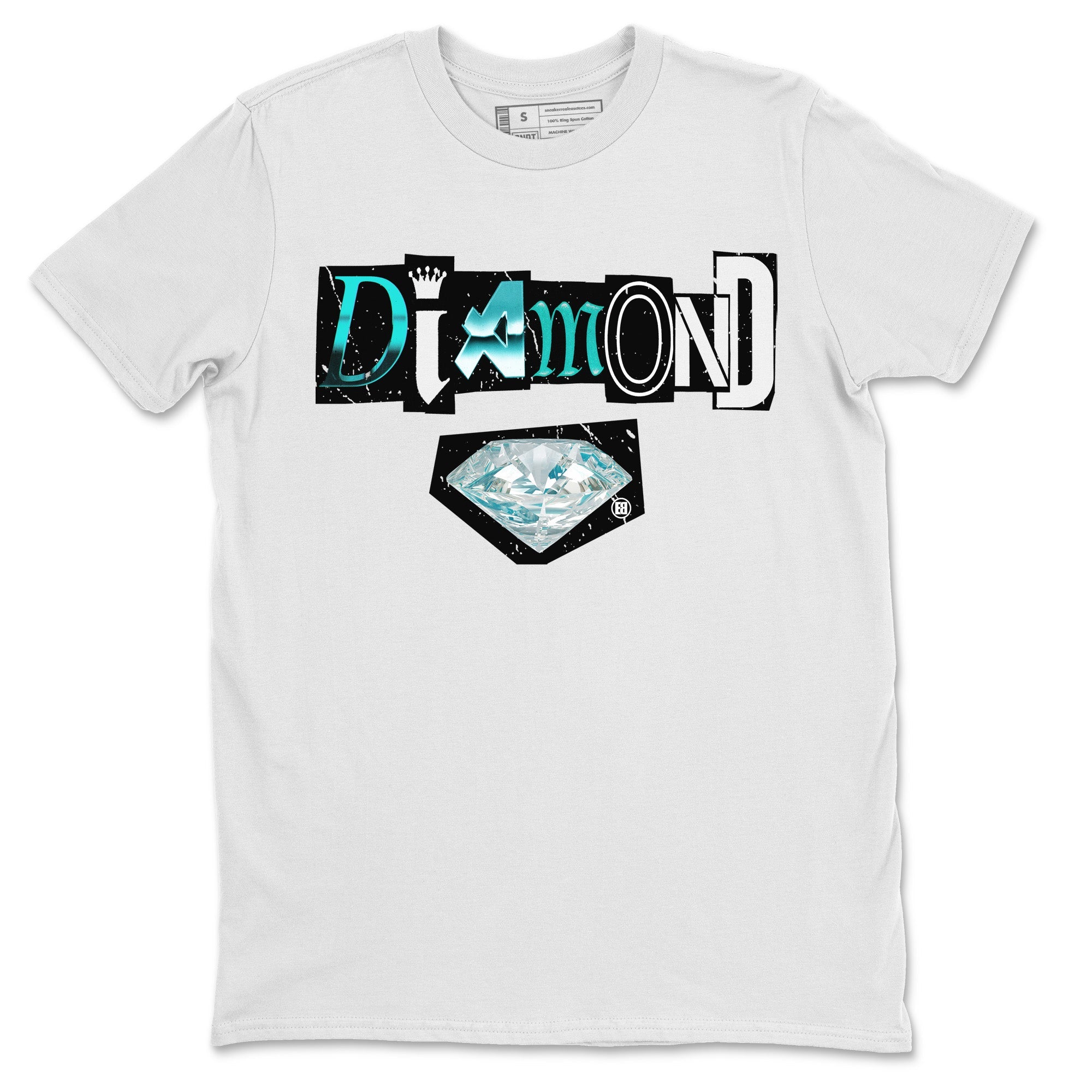 Air Force 1 Tiffany Sneaker Match Tees Diamond Letter Sneaker Tees Air Force 1 Low x Tiffany Sneaker Release Tees Unisex Shirts White 2