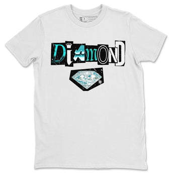 Air Force 1 Tiffany Sneaker Match Tees Diamond Letter Sneaker Tees Air Force 1 Low x Tiffany Sneaker Release Tees Unisex Shirts White 2