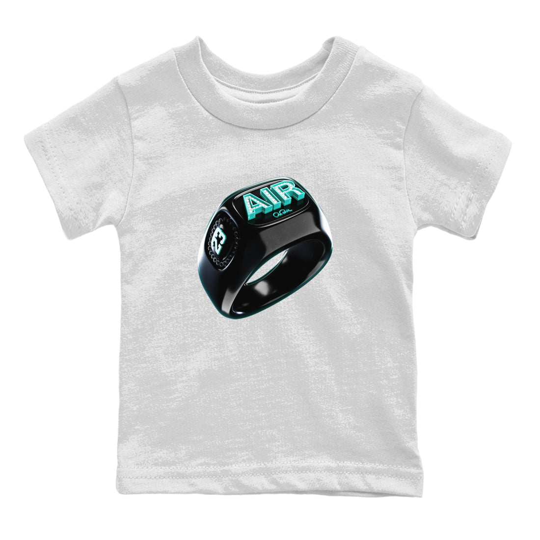 Air Force 1 Tiffany Sneaker Match Tees Diamond Ring Sneaker Tees Nike Tiffany AF1Sneaker Release Tees Kids Shirts White 2