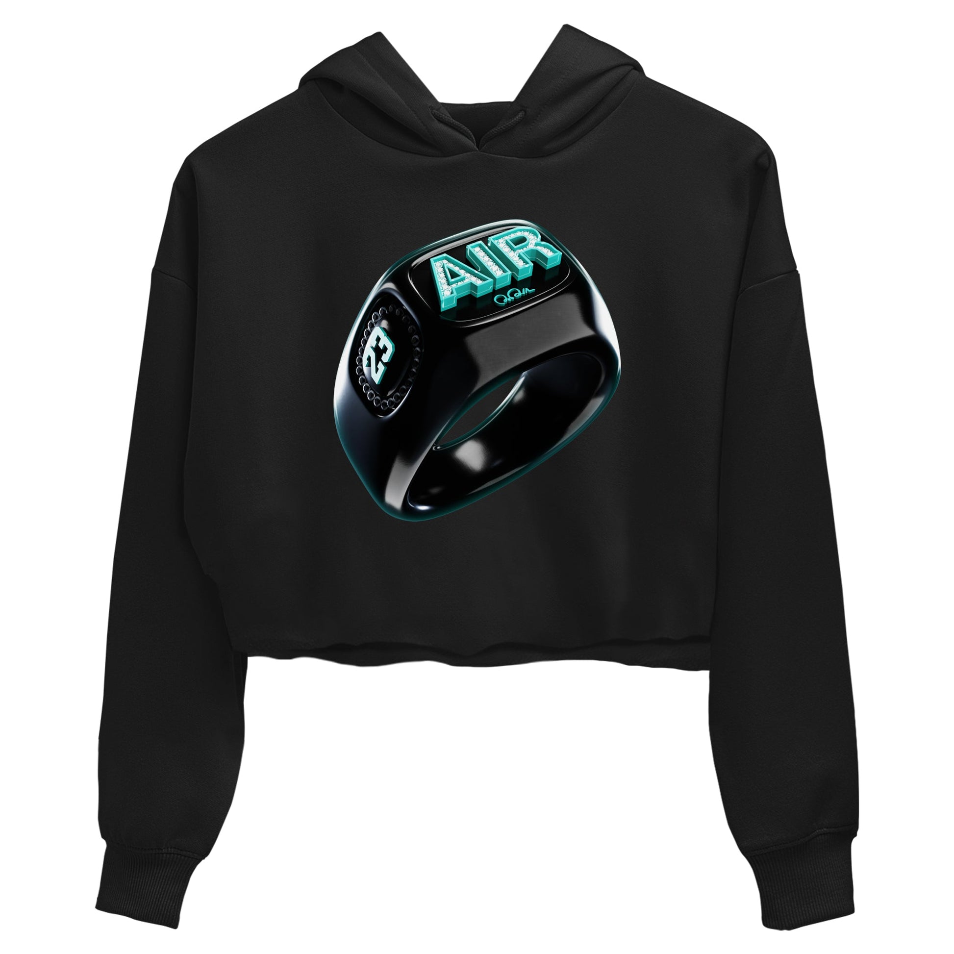 Air Force 1 Tiffany Sneaker Match Tees Diamond Ring Sneaker Tees Nike Tiffany AF1Sneaker Release Tees Women's Shirts Black 2