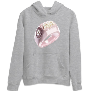 AJ1 Retro High OG Washed Pink Sneaker Match Tees Diamond Ring Sneaker Tees AJ1 Retro High OG Washed Pink Sneaker Release Tees Unisex Shirts Heather Grey 2