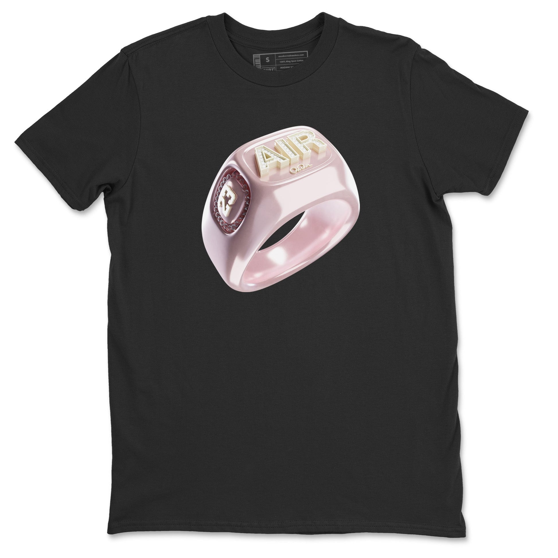 AJ1 Retro High OG Washed Pink Sneaker Match Tees Diamond Ring Sneaker Tees AJ1 Retro High OG Washed Pink Sneaker Release Tees Unisex Shirts Black 2