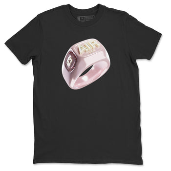 AJ1 Retro High OG Washed Pink Sneaker Match Tees Diamond Ring Sneaker Tees AJ1 Retro High OG Washed Pink Sneaker Release Tees Unisex Shirts Black 2