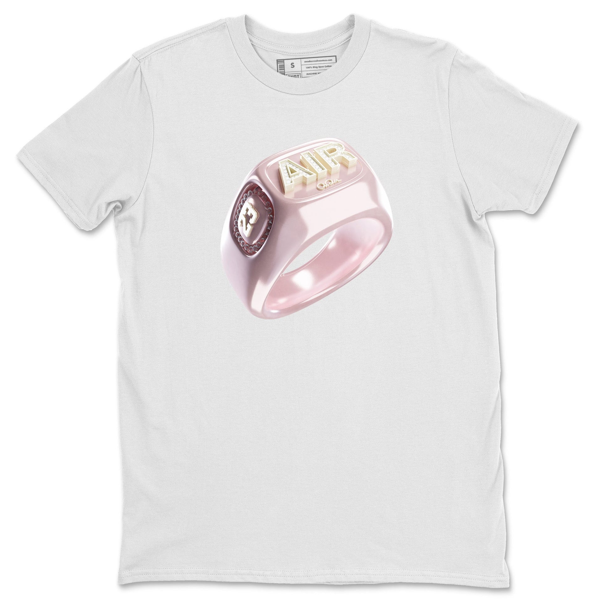 AJ1 Retro High OG Washed Pink Sneaker Match Tees Diamond Ring Sneaker Tees AJ1 Retro High OG Washed Pink Sneaker Release Tees Unisex Shirts White 2