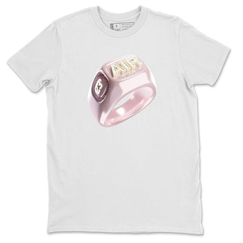 AJ1 Retro High OG Washed Pink Sneaker Match Tees Diamond Ring Sneaker Tees AJ1 Retro High OG Washed Pink Sneaker Release Tees Unisex Shirts White 2