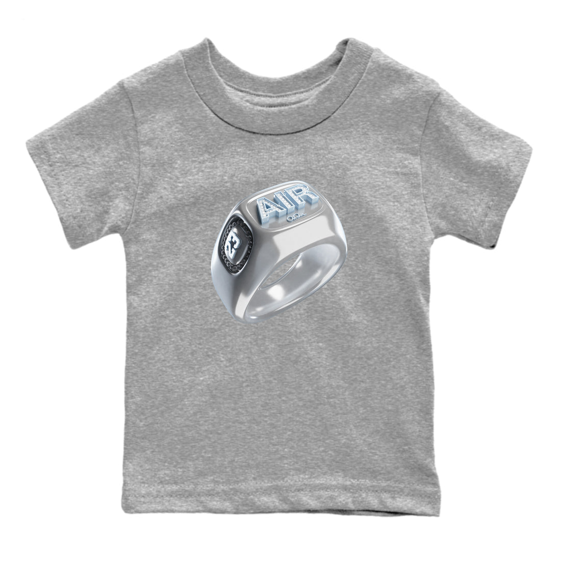 Air Jordan 11 White Cement Sneaker Match Tees Diamond Ring Sneaker Tees Air Jordan 11 Cement Grey Sneaker Release Tees Kids Shirts Heather Grey 2