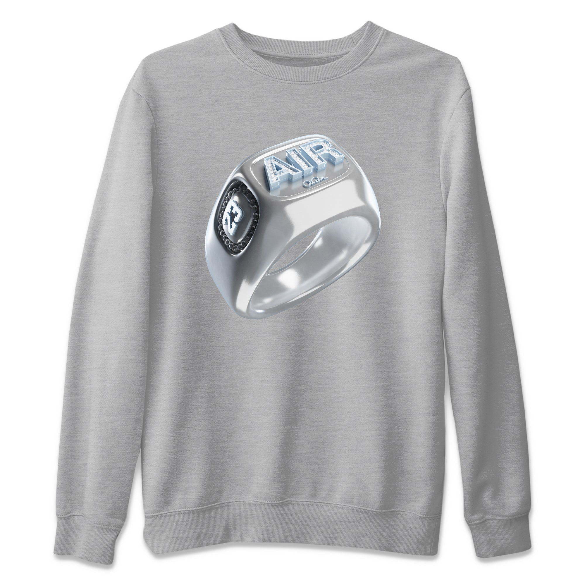 Air Jordan 11 White Cement Sneaker Match Tees Diamond Ring Sneaker Tees Air Jordan 11 Cement Grey Sneaker Release Tees Unisex Shirts Heather Grey 2