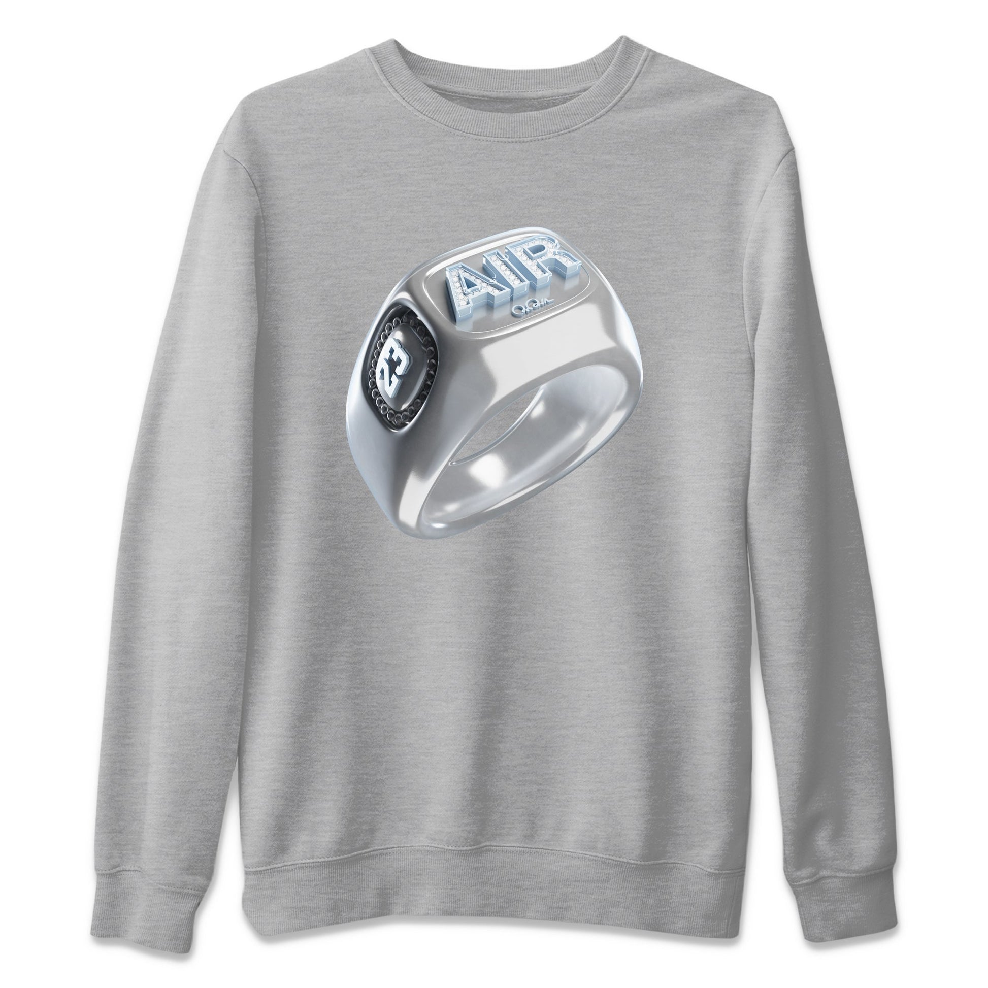 Air Jordan 11 White Cement Sneaker Match Tees Diamond Ring Sneaker Tees Air Jordan 11 Cement Grey Sneaker Release Tees Unisex Shirts Heather Grey 2