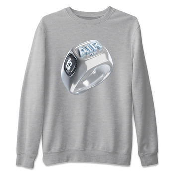 Air Jordan 11 White Cement Sneaker Match Tees Diamond Ring Sneaker Tees Air Jordan 11 Cement Grey Sneaker Release Tees Unisex Shirts Heather Grey 2