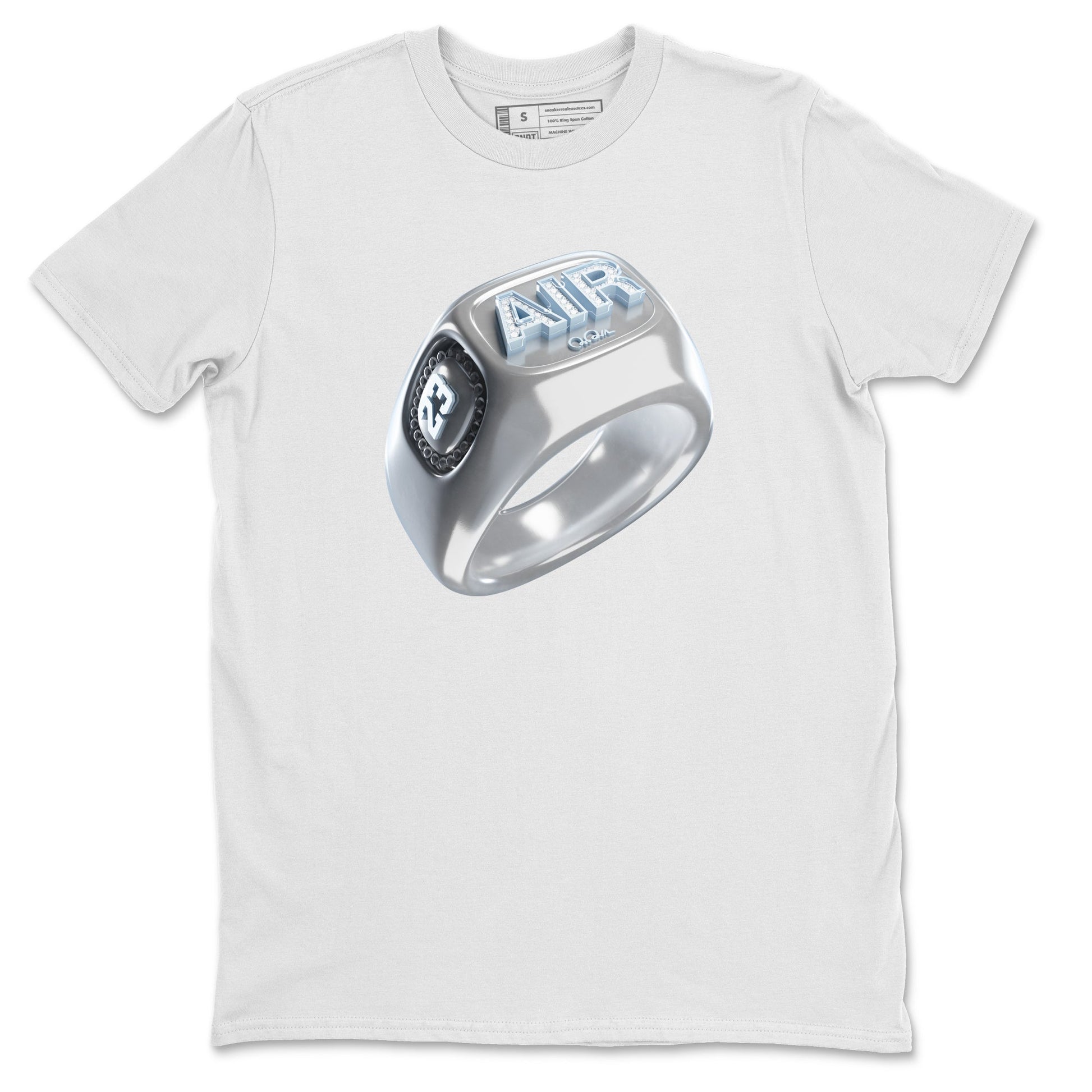 Air Jordan 11 White Cement Sneaker Match Tees Diamond Ring Sneaker Tees Air Jordan 11 Cement Grey Sneaker Release Tees Unisex Shirts White 2