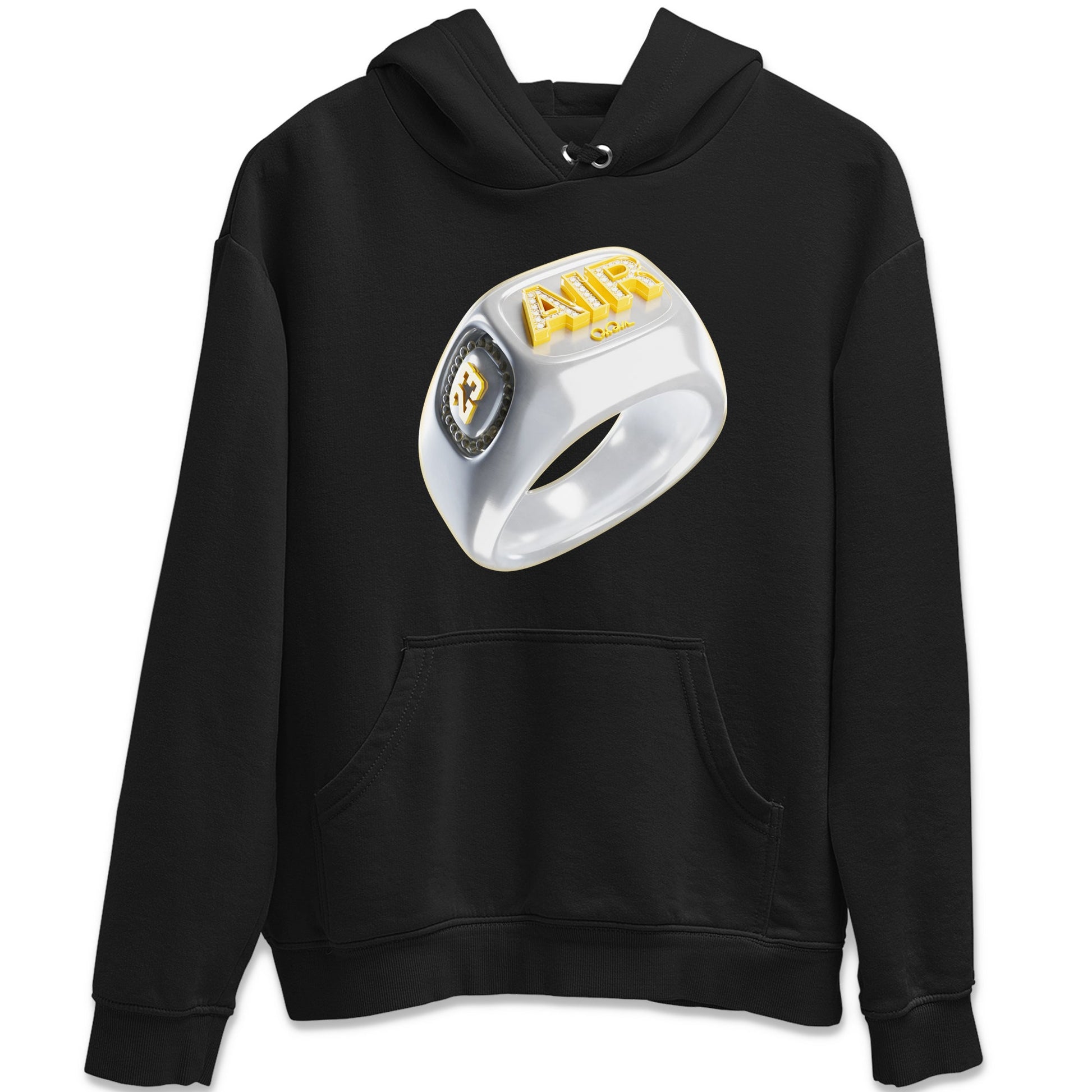 Air Jordan 11 Yellow Python Sneaker Match Tees Diamond Ring Sneaker Tees AJ11 Yellow Python Sneaker Release Tees Unisex Shirts Black 2