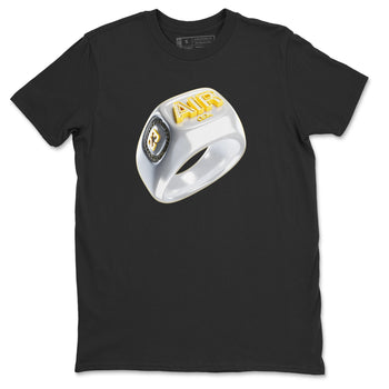 Air Jordan 11 Yellow Python Sneaker Match Tees Diamond Ring Sneaker Tees AJ11 Yellow Python Sneaker Release Tees Unisex Shirts Black 2