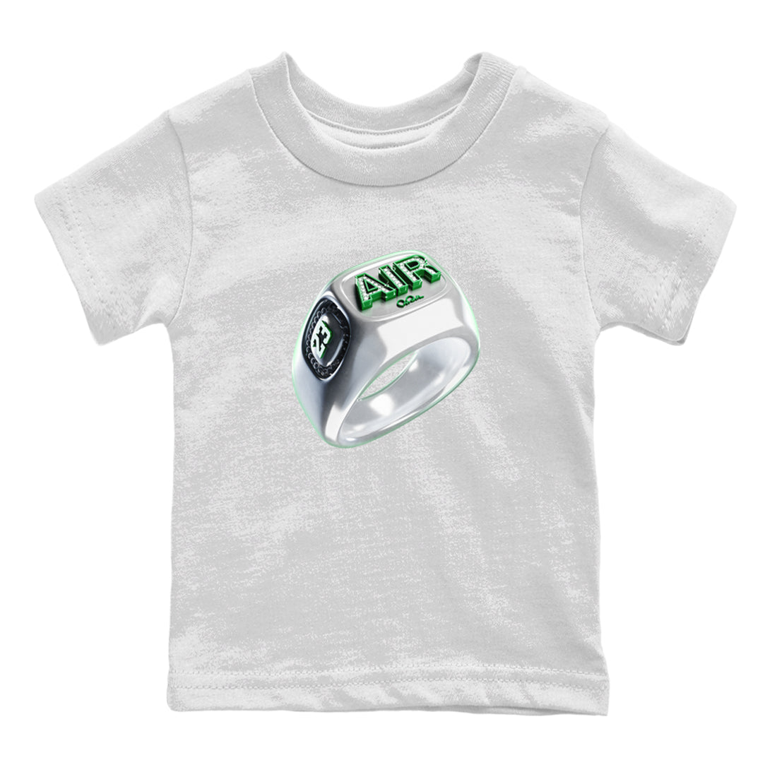 Jordan 4 Pine Green SB Sneaker Match Tees Diamond Ring Sneaker Tees AJ4 Pine Green SB Sneaker Tees Sneaker Release Shirts Kids Shirts White 2