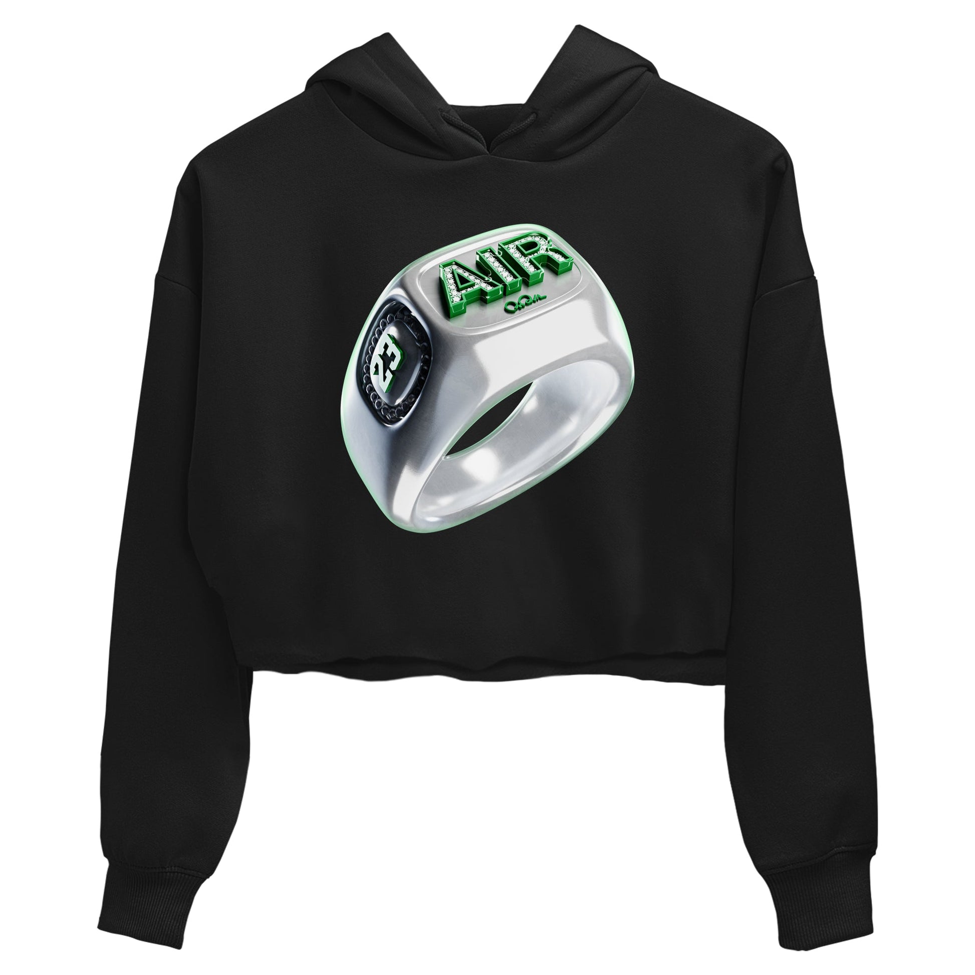 Air Jordan 4 Pine Green Sneaker Match Tees Diamond Ring Sneaker Tees AJ4 Pine Green Sneaker Release Tees Women's Shirts Black 2
