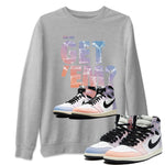 Air Jordan 1 Retro Skyline Did You Get 'Em Crew Neck SNRT Sneaker Tees Air Jordan 1 Retro High OG Skyline Sneaker T-Shirts To Match Jordan Washing and Care Tip