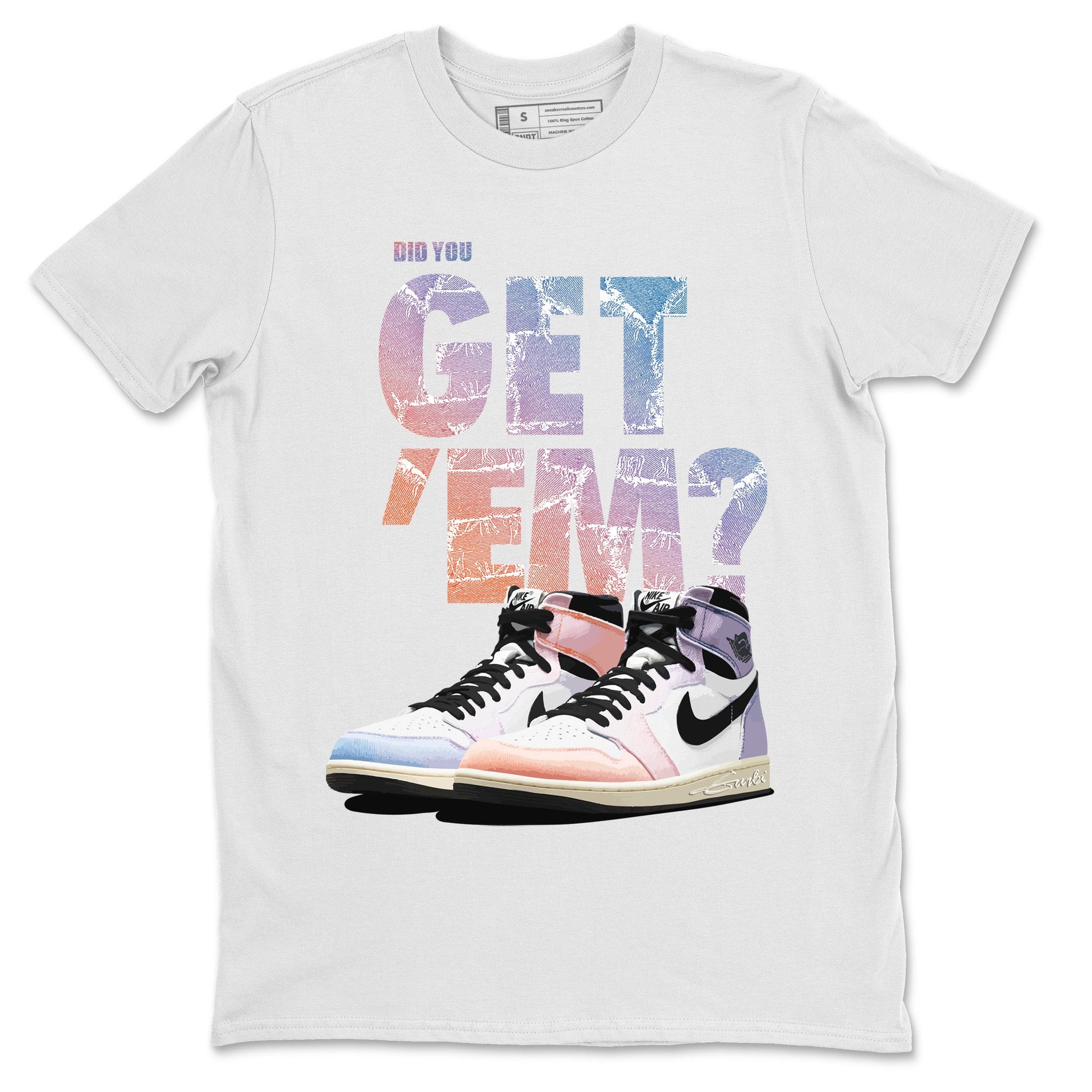 Air Jordan 1 Retro Skyline Sneaker Match Tees Did You Get 'Em SNRT Sneaker Tees Air Jordan 1 Retro High OG Skyline SNRT Sneaker Release Tees Unisex Shirts To Match Jordan White 2