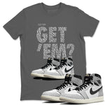 Jordan 1 White Cement Sneaker Match Tees Did You Get 'Em SNRT Sneaker Tees Jordan 1 White Cement SNRT Sneaker Release Tees Unisex Shirts