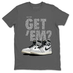 Jordan 1 White Cement Sneaker Match Tees Did You Get 'Em SNRT Sneaker Tees Jordan 1 White Cement SNRT Sneaker Release Tees Unisex Shirts