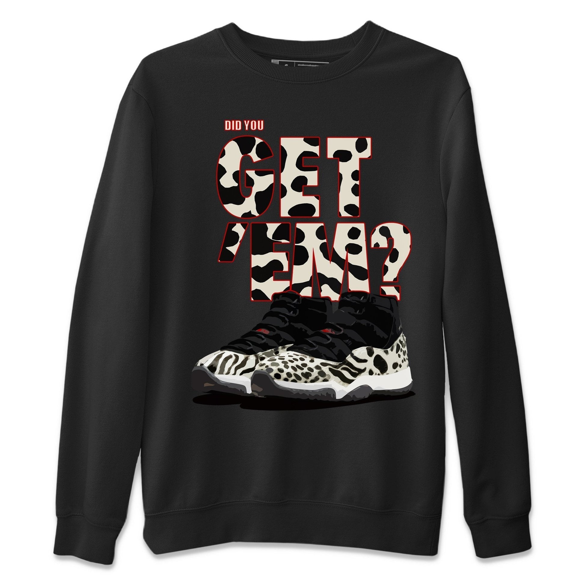 Jordan 11 Animal Instinct Sneaker Match Tees Did You Get Em SNRT Sneaker Tees Jordan 11 Animal Instinct SNRT Sneaker Release Tees Unisex Shirts