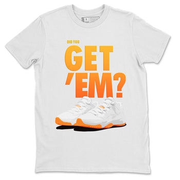 Jordan 11 Citrus Sneaker Match Tees Did You Get Em SNRT Sneaker Tees Jordan 11 Citrus SNRT Sneaker Release Tees Unisex Shirts