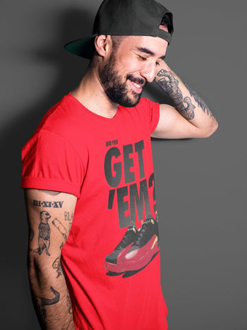Jordan 12 Super Bowl Sneaker Match Tees Did You Get Em SNRT Sneaker Tees Jordan 12 Super Bowl SNRT Sneaker Release Tees Unisex Shirts