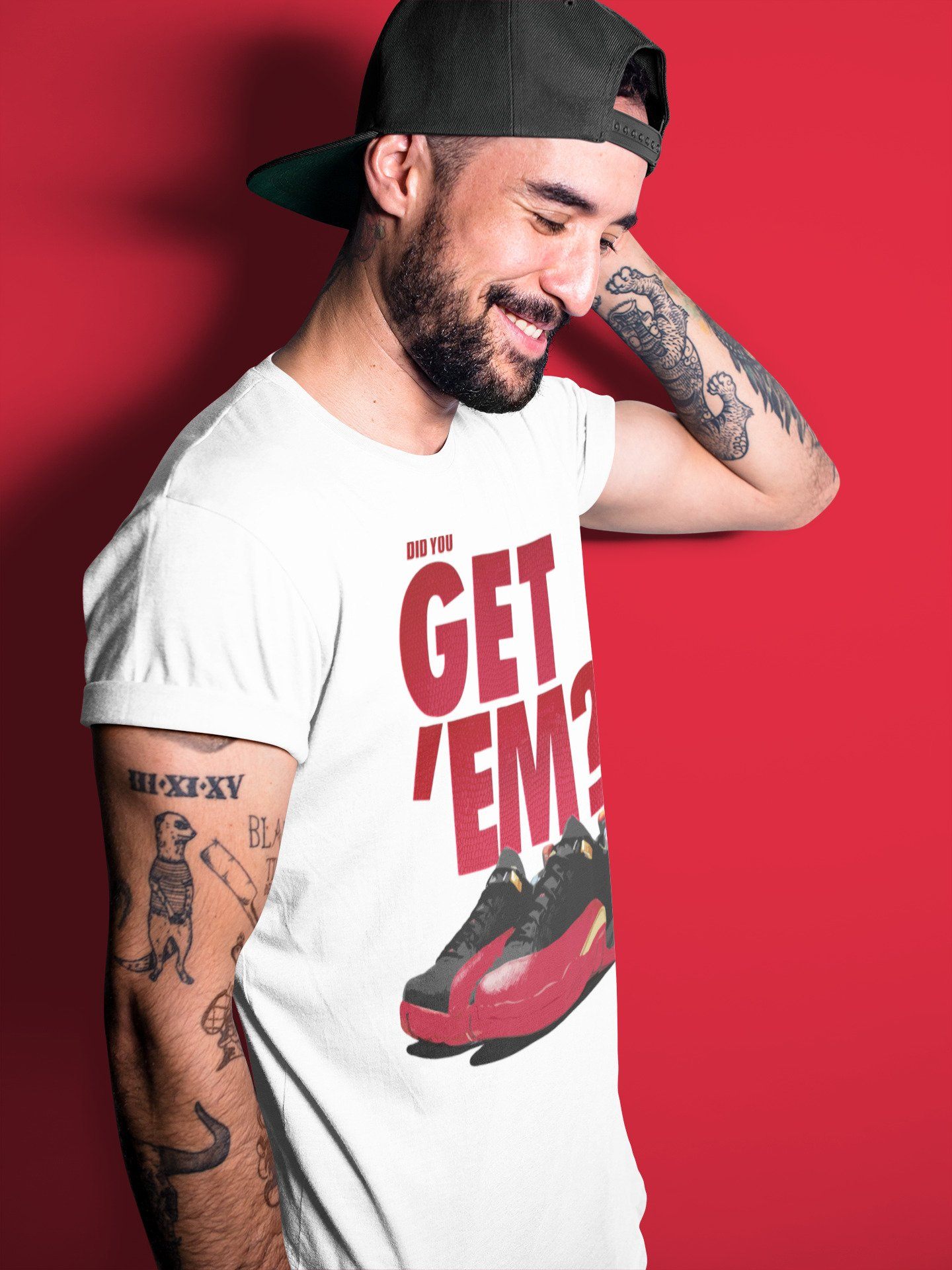 Jordan 12 Super Bowl Sneaker Match Tees Did You Get Em SNRT Sneaker Tees Jordan 12 Super Bowl SNRT Sneaker Release Tees Unisex Shirts