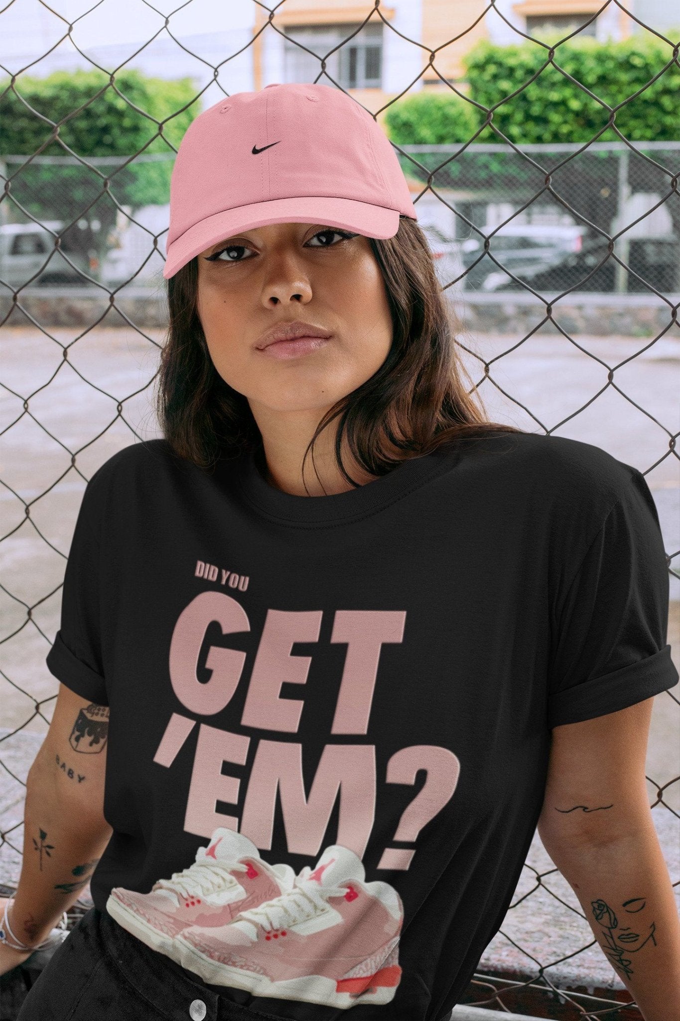 Jordan 3 Rust Pink Sneaker Match Tees Did You Get Em SNRT Sneaker Tees Jordan 3 Rust Pink SNRT Sneaker Release Tees Unisex Shirts