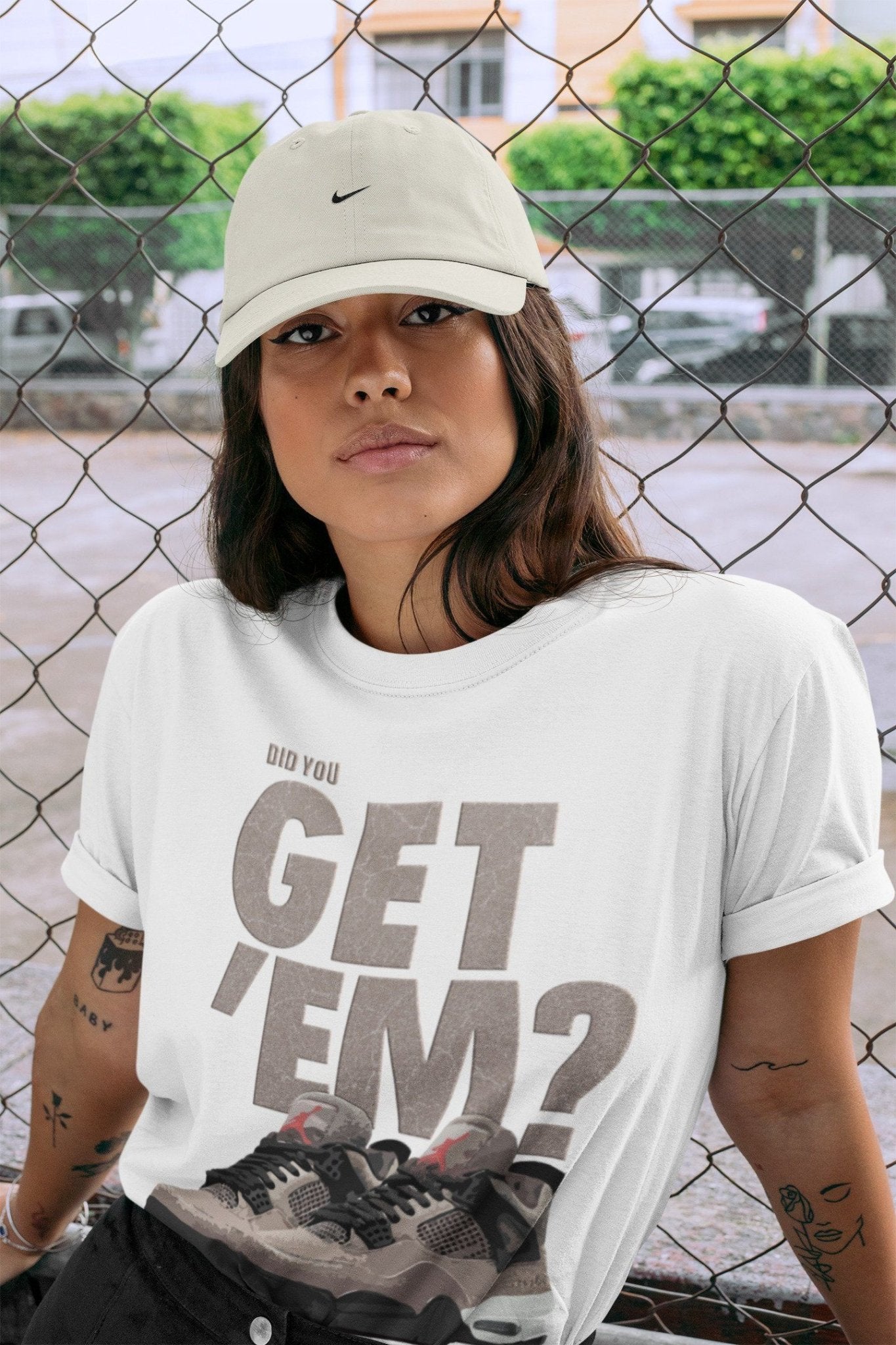 Jordan 4 Taupe Haze Sneaker Match Tees Did You Get Em SNRT Sneaker Tees Jordan 4 Taupe Haze SNRT Sneaker Release Tees Unisex Shirts