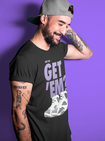 Jordan 7 Flint Sneaker Match Tees Did You Get Em SNRT Sneaker Tees Jordan 7 Flint SNRT Sneaker Release Tees Unisex Shirts