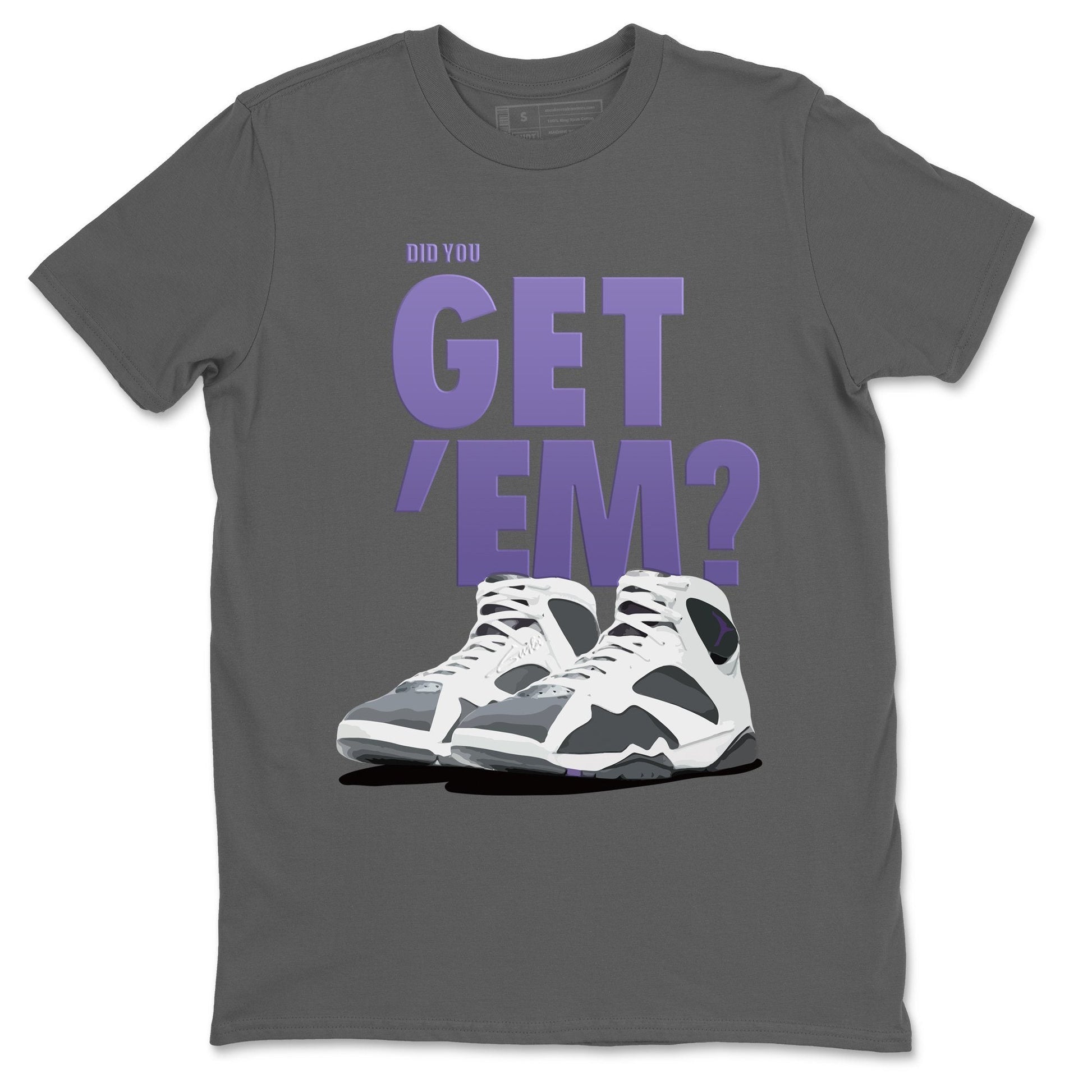 Jordan 7 Flint Sneaker Match Tees Did You Get Em SNRT Sneaker Tees Jordan 7 Flint SNRT Sneaker Release Tees Unisex Shirts